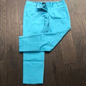 The Limited Drew Crop pants aqua -10